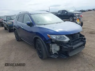 2020 Nissan Rogue S with VIN JN8AT2MTXLW037672, listed as a IAAI auction lot 41591209 with 54,844 mi miles. Bid and sale history available at carsss.com. Image 1.