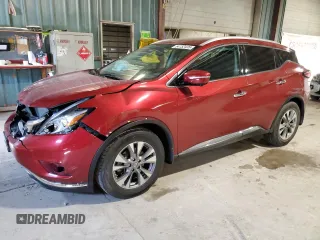 2015 Nissan Murano S with VIN 5N1AZ2MH1FN250375, listed as a Copart auction lot 54152435 with 97,803 mi miles and Salvage title. Bid and sale history available at DreamBid. Image 1.