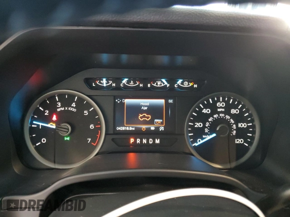 2020 Ford F-150 XL with VIN 1FTEW1EP6LFB15462, listed as a Copart auction lot 54035435 with 42,818 mi miles and Salvage title. Bid and sale history available at DreamBid. Image 9.
