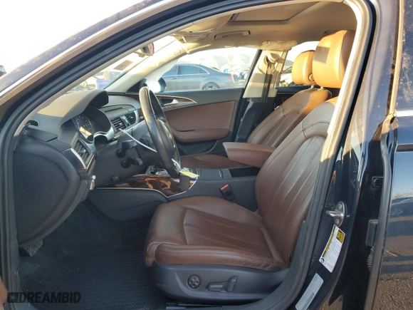 2012 Audi A6 3.0T Prestige with VIN WAUJGAFC2CN130390, listed as a Copart auction lot 42212175 with 0 mi miles and Salvage Title. Bid and sale history available at carsss.com. Image 7.