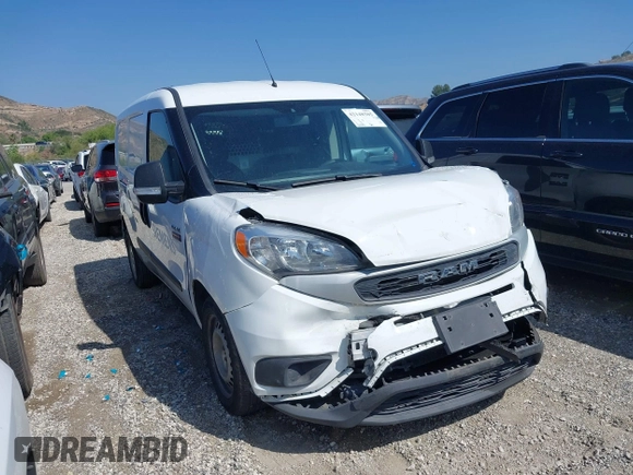 2022 Ram ProMaster City Cargo Tradesman with VIN ZFBHRFAB0N6W48747, listed as a IAAI auction lot 42148505 with 66,844 mi miles and . Bid and sale history available at DreamBid. Image 1.