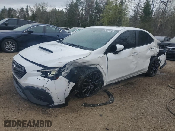 2022 Subaru WRX Limited with VIN JF1VBAL68N9005557, listed as a Copart auction lot 54220445 with 63,016 mi miles and Salvage title. Bid and sale history available at DreamBid. Image 1.
