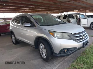 2012 Honda CR-V EX-L with VIN 2HKRM3H71CH510928, listed as a IAAI auction lot 41939648 with 134,042 mi miles. Bid and sale history available at carsss.com. Image 1.