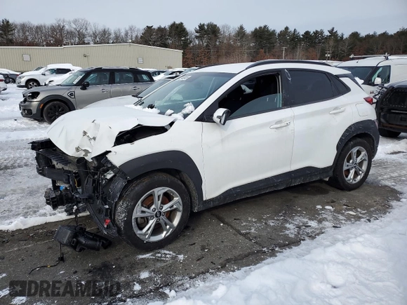 2023 Hyundai Kona SEL with VIN KM8K6CAB3PU970951, listed as a Copart auction lot 42945845 with Not Provided miles and Salvage Title. Bid and sale history available at DreamBid. Image 1.