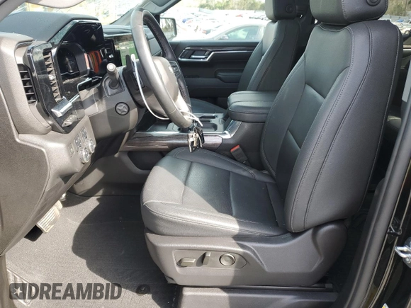 2024 Chevrolet Silverado 1500 LTZ with VIN 1GCUDGE85RZ228064, listed as a Copart auction lot 46575495 with 15,848 mi miles and Salvage Title. Bid and sale history available at DreamBid. Image 7.