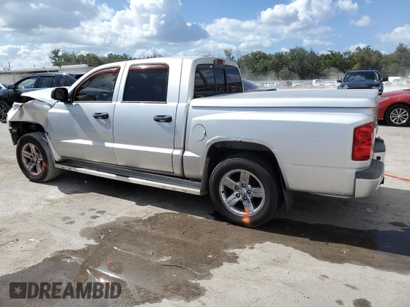 2007 Dodge Dakota SLT with VIN 1D7HE48J17S259061, listed as a Copart auction lot 76098974 with Not Provided miles and Non Repairable. Bid and sale history available at DreamBid. Image 2.