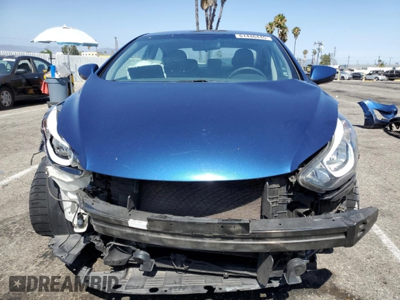 2016 Hyundai Elantra SE with VIN 5NPDH4AE9GH720826, listed as a Copart auction lot 61446445 with 109,305 mi miles and Salvage title. Bid and sale history available at DreamBid. Image 5.