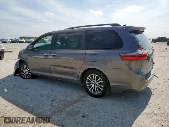 2019 Toyota Sienna XLE Auto Access Seat z VIN 5TDYZ3DC9KS995084, wystawiony jako Copart lot #59058395 z przebiegiem 47 104 mil mil oraz Szkoda całkowita • Salvage title. Historia ofert i sprzedaży dostępna na DreamBid. Obrazek 2.