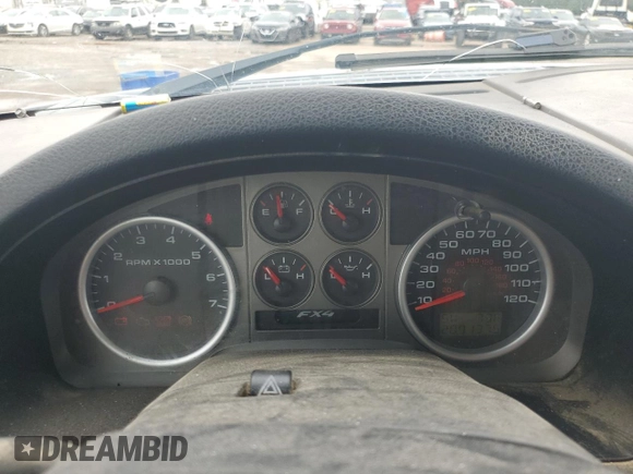 2006 Ford F-150 XLT with VIN 1FTPX145X6NA24050, listed as a Copart auction lot 55394625 with 209,137 mi miles and Salvage title. Bid and sale history available at DreamBid. Image 9.