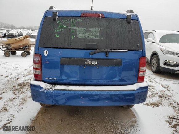 2009 Jeep Liberty Sport with VIN 1J8GN28K39W546201, listed as a Copart auction lot 41638765 with 125,210 mi miles and Salvage Title. Bid and sale history available at carsss.com. Image 6.