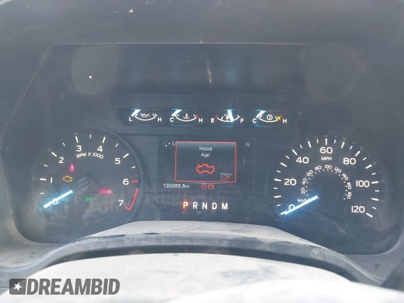 2019 Ford F-150 XL with VIN 1FTEW1E52KKC94894, listed as a IAAI auction lot 41880412 with 133,355 mi miles. Bid and sale history available at carsss.com. Image 7.