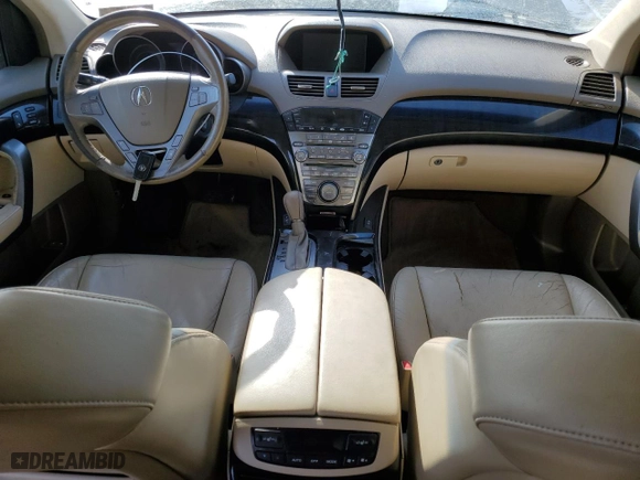 2009 Acura MDX Tech/Entertainment Pkg with VIN 2HNYD28469H504209, listed as a Copart auction lot 42310605 with 0 mi miles and Salvage Title. Bid and sale history available at carsss.com. Image 8.