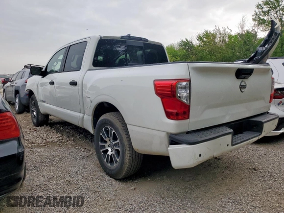 2024 Nissan Titan SV with VIN 1N6AA1ECXRN112621, listed as a Copart auction lot 47755875 with 9,298 mi miles and Salvage title. Bid and sale history available at DreamBid. Image 2.