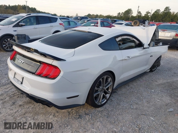 2019 Ford Mustang GT with VIN 1FA6P8CF7K5191254, listed as a IAAI auction lot 41883535 with 46,504 mi miles. Bid and sale history available at carsss.com. Image 4.