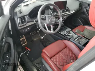 2023 Audi SQ5 Prestige with VIN WA1C4AFYXP2167611, listed as a Copart auction lot 74257204 with Not Provided miles and Salvage Title. Bid and sale history available at DreamBid. Image 8.