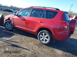 2007 Toyota RAV4 Limited with VIN JTMBK31V076027687, listed as a IAAI auction lot 41592704 with 247,113 mi miles. Bid and sale history available at carsss.com. Image 3.