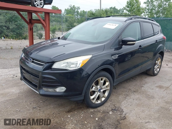 2013 Ford Escape SEL with VIN 1FMCU0HX0DUD09416, listed as a IAAI auction lot 42669178 with 150,575 mi miles and . Bid and sale history available at DreamBid. Image 2.