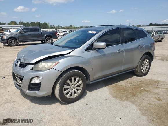 2012 Mazda CX-7 i SV with VIN JM3ER2A55C0417613, listed as a Copart auction lot 51088375 with 194,056 mi miles and Clean Title. Bid and sale history available at carsss.com. Image 1.