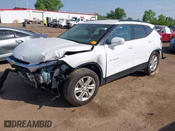 2019 Chevrolet Blazer z VIN 3GNKBCRS7KS668731, wystawiony jako IAAI lot #42266512 z przebiegiem 79 322 mil mil oraz . Historia ofert i sprzedaży dostępna na DreamBid. Obrazek 2.