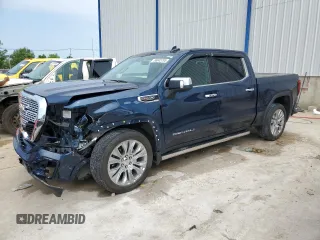 2022 GMC Sierra 1500 Denali with VIN 3GTU9FEL1NG181268, listed as a Copart auction lot 56845795 with 31,102 mi miles and Salvage title. Bid and sale history available at DreamBid. Image 1.