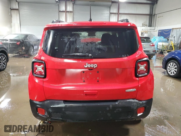 2018 Jeep Renegade Latitude with VIN ZACCJABB5JPG92122, listed as a Copart auction lot 49421115 with 87,451 mi miles and Salvage Title. Bid and sale history available at carsss.com. Image 6.