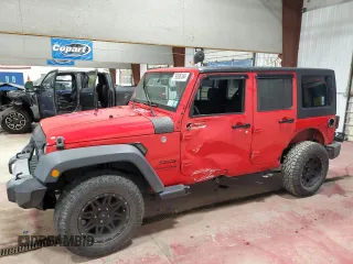 2018 Jeep Wrangler JK Unlimited Sport S with VIN 1C4BJWDG4JL895945, listed as a Copart auction lot 79836184 with 81,287 mi miles and Salvage Title. Bid and sale history available at carsss.com. Image 1.