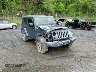 2017 Jeep Wrangler Sahara with VIN 1C4AJWBG5HL585280, listed as a Copart auction lot 54703555 with Not provided miles and Salvage title. Bid and sale history available at DreamBid. Image 13.