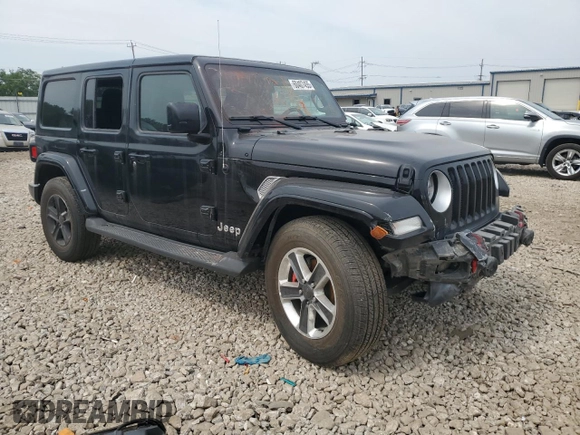 2019 Jeep Wrangler Unlimited Sport S z VIN 1C4HJXDN3KW636412, wystawiony jako Copart lot #60407455 z przebiegiem 53 836 mil mil oraz Szkoda całkowita • Salvage title. Historia ofert i sprzedaży dostępna na DreamBid. Obrazek 4.