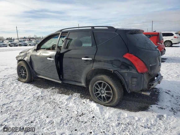 2005 Nissan Murano SE with VIN JN8AZ08W35W430343, listed as a Copart auction lot 80739744 with 166,979 mi miles and Salvage Title. Bid and sale history available at carsss.com. Image 2.