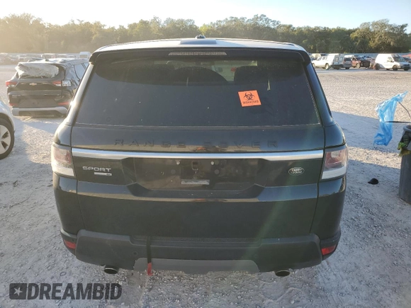 2014 Land Rover Range Rover Sport SE with VIN SALWG2WF4EA313396, listed as a Copart auction lot 82786534 with 0 mi miles and Clean Title. Bid and sale history available at carsss.com. Image 6.