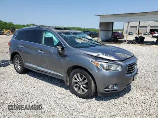 2015 Infiniti QX60 with VIN 5N1AL0MM8FC501858, listed as a Copart auction lot 54872445 with 175,937 mi miles and Salvage title. Bid and sale history available at DreamBid. Image 4.