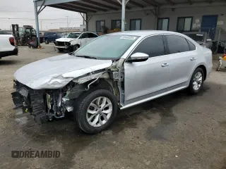 2017 Volkswagen Passat S with VIN 1VWAT7A32HC059233, listed as a Copart auction lot 58448495 with 65,534 mi miles and Salvage title. Bid and sale history available at DreamBid. Image 1.