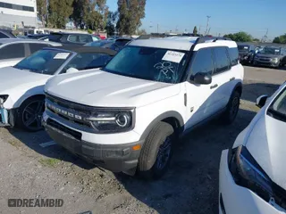 2023 Ford Bronco Sport Big Bend with VIN 3FMCR9B67PRD09074, listed as a IAAI auction lot 41343374 with 20,514 mi miles. Bid and sale history available at carsss.com. Image 2.