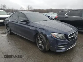 2017 Mercedes-Benz E-Class AMG E 43 with VIN WDDZF6EBXHA163981, listed as a Copart auction lot 80611534 with 85,528 mi miles and Salvage Title. Bid and sale history available at carsss.com. Image 4.