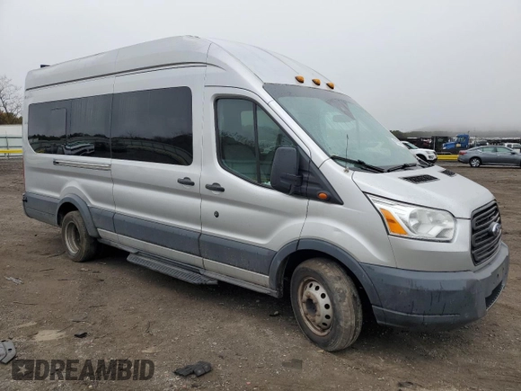 2015 Ford Transit XL z VIN 1FBVU4XG3FKA36240, wystawiony jako Copart lot #49159275 z przebiegiem 123 852 mil mil oraz Szkody całkowita. Historia ofert i sprzedaży dostępna na DreamBid. Obrazek 4.