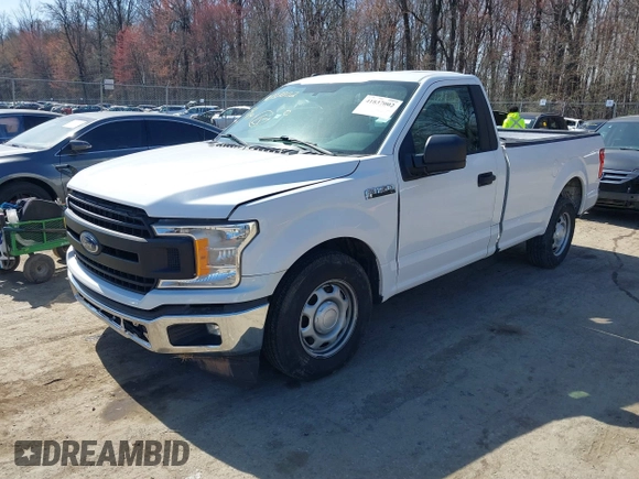 2018 Ford F-150 XL with VIN 1FTMF1CB7JKC77821, listed as a IAAI auction lot 41837002 with 128,867 mi miles. Bid and sale history available at carsss.com. Image 17.
