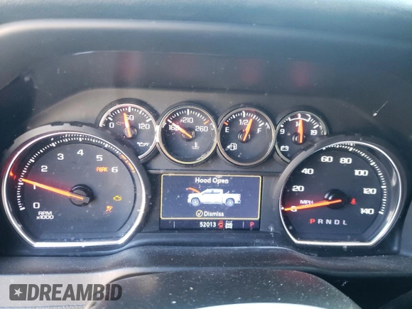 2021 Chevrolet Silverado 1500 LT Trail Boss with VIN 1GCPYFELXMZ378955, listed as a Copart auction lot 47390075 with 52,013 mi miles and Salvage Title. Bid and sale history available at DreamBid. Image 9.