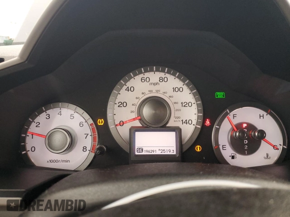 2011 Honda Pilot Touring with VIN 5FNYF4H96BB077391, listed as a Copart auction lot 41520315 with 196,291 mi miles and Salvage Title. Bid and sale history available at DreamBid. Image 9.