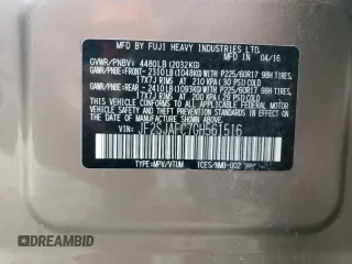 2016 Subaru Forester 2.5i Premium with VIN JF2SJAFC7GH561516, listed as a Copart auction lot 48973665 with 42,844 mi miles and Salvage Title. Bid and sale history available at carsss.com. Image 13.