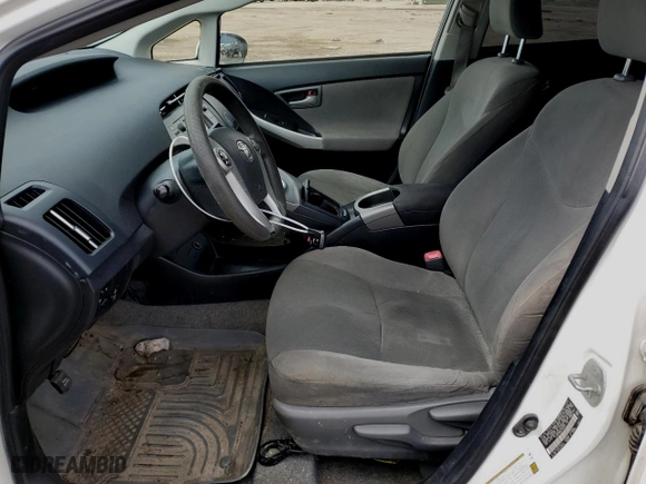 2013 Toyota Prius One with VIN JTDKN3DUXD5561193, listed as a Copart auction lot 50506695 with 217,027 mi miles and Salvage Title. Bid and sale history available at carsss.com. Image 7.