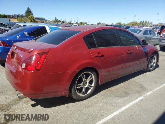 2004 Nissan Maxima SE with VIN 1N4BA41E14C906997, listed as a Copart auction lot 71408644 with 117,757 mi miles and Salvage Title. Bid and sale history available at carsss.com. Image 3.