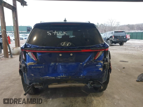 2022 Hyundai Tucson SEL with VIN 5NMJBCAEXNH069845, listed as a IAAI auction lot 41481383 with 10,985 mi miles and . Bid and sale history available at DreamBid. Image 6.