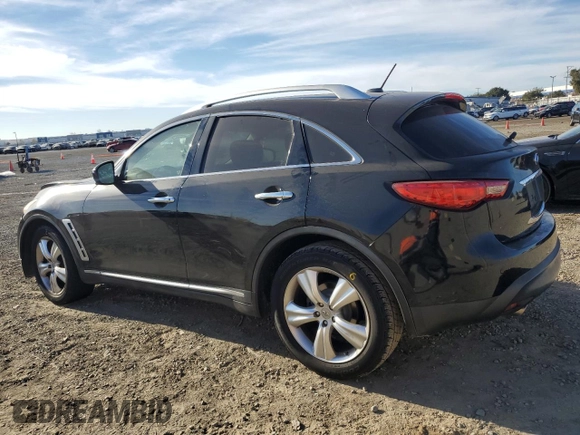 2010 Infiniti FX with VIN JN8AS1MU5AM802317, listed as a Copart auction lot 41622005 with 144,430 mi miles and Salvage title. Bid and sale history available at DreamBid. Image 2.