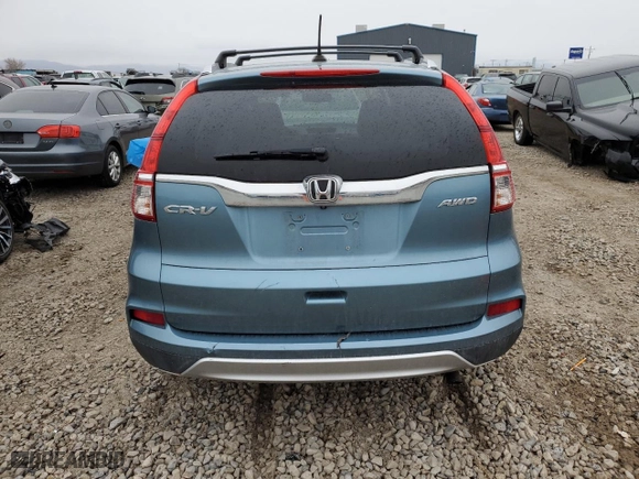 2015 Honda CR-V EX-L with VIN 2HKRM4H72FH705625, listed as a Copart auction lot 47547065 with 95,547 mi miles and Salvage Title. Bid and sale history available at carsss.com. Image 6.