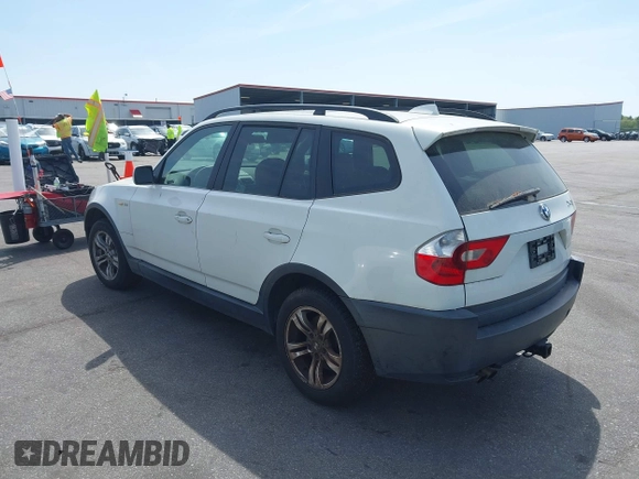 2004 BMW X3 3.0i with VIN WBXPA93444WC30311, listed as a IAAI auction lot 41917642 with 168,758 mi miles. Bid and sale history available at carsss.com. Image 3.