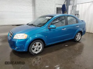2009 Chevrolet Aveo 2LT with VIN KL1TG56E19B303113, listed as a Copart auction lot 42807385 with 122,553 mi miles and Salvage title. Bid and sale history available at DreamBid. Image 1.
