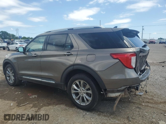 2021 Ford Explorer Limited with VIN 1FMSK8FH6MGB06637, listed as a Copart auction lot 59941245 with 81,061 mi miles and Salvage title. Bid and sale history available at DreamBid. Image 2.