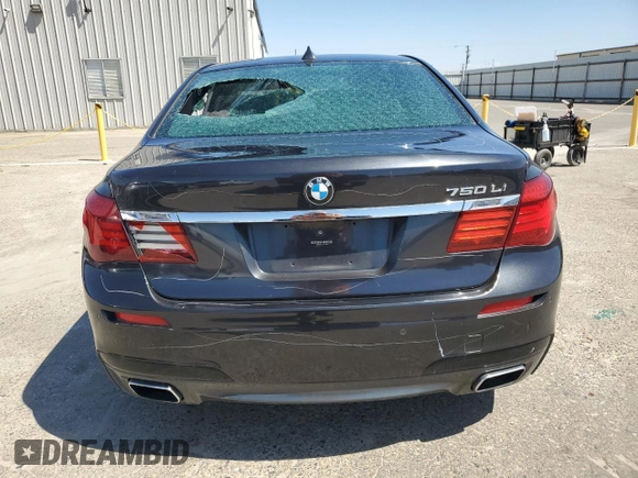 2014 BMW 7 Series ALPINA B7 with VIN WBAYE8C55ED136454, listed as a Copart auction lot 55589525 with 119,761 mi miles and Salvage title. Bid and sale history available at DreamBid. Image 6.