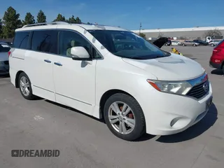 2012 Nissan Quest LE z VIN JN8AE2KP1C9033721, wystawiony jako IAAI lot #41858269 z przebiegiem 138 211 mil mil oraz . Historia ofert i sprzedaży dostępna na DreamBid. Obrazek 1.