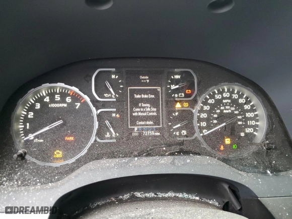 2019 Toyota Tundra 2WD SR5 with VIN 5TFEY5F18KX253251, listed as a Copart auction lot 45225425 with 72,759 mi miles and Salvage Title. Bid and sale history available at carsss.com. Image 9.